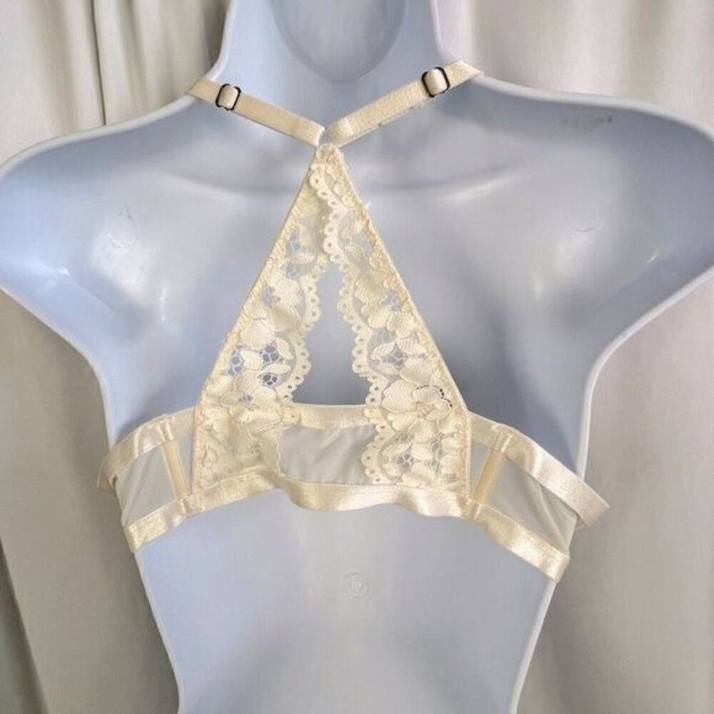 DOBREVA LACE BRA IVORY SIZE 36A - Picture 2 of 5